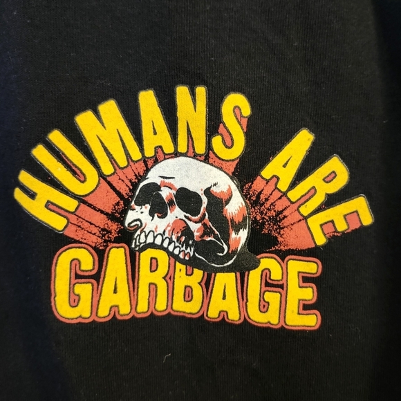 Assholes Live Forever Humans Are Garbage Graphic Tee - Picture 4 of 6